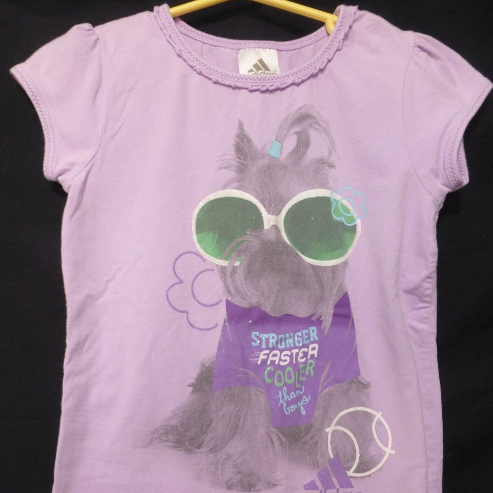 ADIDAS, size 6x, graphic tee, GUC